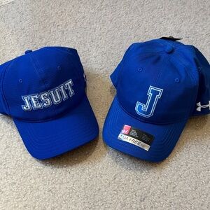Under Armour Blue Cap with Embroidered Jesuit